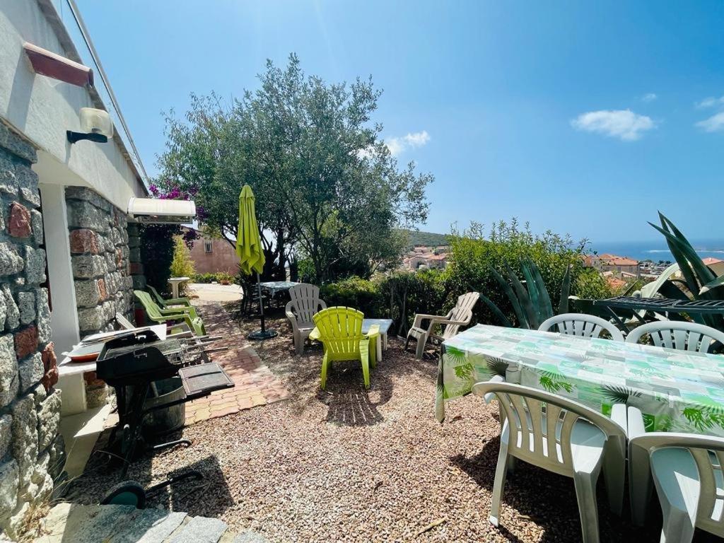 Villa Montalbo Vue Mer De 2 A 10 Personnes Cargese Luaran gambar